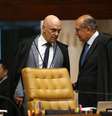 Gilmar Mendes saiu em defesa de Alexandre de Moraes nesta quinta-feira  Foto: Wilton Júnior/Estadão / Estadão