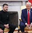 Zelensky e Trump discutiram nesta sexta-feira, 28  Foto: Reprodução/Getty Images