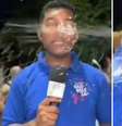 Repórter é roubado ao vivo, é humilhado e leva 'espumada' na cara no Carnaval do Rio  Foto: Reprodução/Globo / Contigo