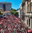 Tradicional bloco de carnaval Cordão da Bola Preta desfila nas ruas do Rio de Janeiro neste sábado, 1º  Foto: Alex Ferro/Especial para o Terra
