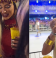 Juju Salimeni comemora fim de dieta com coxinha e batata frita  Foto: Reprodução/Instagram @jujusalimeni