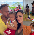 Carnaval 2025 de Neymar foi em família.  Foto: @brunabiancardi / Instagram
