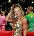 Vivi Araújo desfila como rainha da Mancha Verde  Foto: Van Campos/AgNews