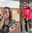 Genro leva bloco de carnaval para receber sogra no aeroporto de Salvador.  Foto: Reprodução/Redes sociais 