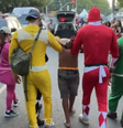 Polícia se fantasia de 'Power Rangers' para combate a furtos durante o Carnaval  Foto: Divulgação/ SSP / Contigo