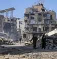 Palestinos em Gaza sofrem para reconstruir as suas vidas diante do frágil cessar-fogo  Foto: EPA / BBC News Brasil