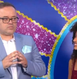Everaldo Marques se emociona ao vivo na Globo.  Foto: Globo