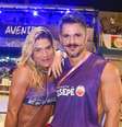 Priscila Fantin e Bruno Lopes curtem carnaval em SP  Foto: Edu Araujo/AgNews