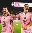 Divulgação/Inter Miami - Legenda: Messi e Suárez atuam juntos no Inter Miami  Foto: Jogada10