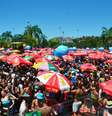 São Paulo marca temperaturas altas no carnaval.  Foto: PAULO CARNEIRO/ATO PRESS/ESTADÃO CONTEÚDO