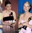 Jodie Foster (1986), Mikey Madison (2025), Gwyneth Paltrow (1999) e Jennifer Lawrence (2013): revisão histórica aponta para vitórias não merecidas  Foto: Reproduções/Getty Images