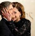 Walter Salles e Fernanda Torres no Oscar 2025  Foto: Arturo Holmes/WireImage