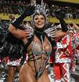 Confira o desfile de Viviane Araújo pelo Salgueiro  Foto: Alexandre Brum/Especial para o Terra