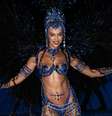 Irina Shayk desfila pela Beija-Flor no carnaval do Rio de Janeiro  Foto: Dilson Silva/AgNews