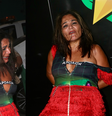 É vampira, mas não é Sabrina Sato… Embriagada, mulher é presa na Sapucaí após MORDER pessoas em camarote de luxo.  Foto: AGNews / Purepeople