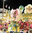 Beija-Flor de Nilópolis do Grupo Especial do carnaval do Rio de Janeiro desfilou nesta Segunda Feira, dia (03) , com o grupo das escolas de samba que disputam o titulo de campeã carnaval de 2025.  Foto: Estadão Conteúdo