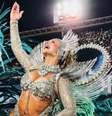 Paolla Oliveira como Rainha de Bateria da Grande Rio  Foto: Instagram | Reprodução