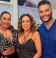 No fim de janeiro, os 3 haviam posado juntos para fotos durante evento  Foto: Reprodução - Instagram/@scheilacarvalhooficial