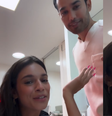 Alane Dias faz procedimento no bumbum após desfile  Foto: Reprodução/Instagram