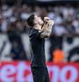 Comemoração do gol de Rodrigo Garro, do Corinthians, na partida contra o Santos, válida pela semifinal do Campeonato Paulista  Foto: JHONY INACIO/ENQUADRAR/ESTADÃO CONTEÚDO
