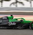 Hulkemberg na pré-temporada no Bahrein com o C45: um ano de transição  Foto: Sauber Group / Divulgação