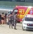 Vítima foi baleada enquanto estava com namorada na praia e morreu na hora  Foto: Reprodução/Facebook/Guarujá Mil Grau