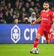 Astro egípcio Mohamed Salah, do Liverpool, questionou a nota de pesar publicada pela Uefa, órgão que organiza o futebol europeu, ao ex-jogador de futebol palestino Suleiman Al-Obeid  Foto: DPPI Media / Alamy Stock Photo