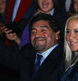 Verónica Ojeda é mãe de um dos filhos de Maradona  Foto: Getty Images