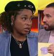 'Não aceita que errou': Thamiris confronta apresentadores do 'Bate-Papo BBB', reclama de cortes no programa e web se revolta.  Foto: Reprodução, Globoplay / Purepeople