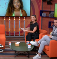 Camilla diz a Thamiris que leitura de jogo das irmãs era correta  Foto: Reprodução/TV Globo
