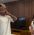Neymar conversa com arquiteta  Foto: Reprodução/Instagram/Leonice Alves