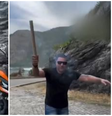 RJ: influenciadores são alvos de buscas por incêndio de grandes proporções no Rio  Foto: Reprodução/TV Globo