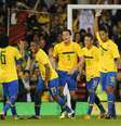 Leandro Damião joogu com nomes como Neymar e Ronaldinho na Seleção Brasileira  Foto: Getty Images/Nigel French/EMPICS 