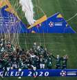 Palmeiras conquistou o Paulistão de 2020 sobre o Corinthians  Foto: Getty Images/Alexandre Schneider