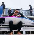Samuel Pupo em etapa da WSL.   Foto: Laurent Masurel/World Surf League / Esporte News Mundo