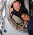 Barry 'Butch' Wilmore e Sunita 'Suni' Williams a bordo da Estação Espacial Internacional  Foto: NASA / BBC News Brasil