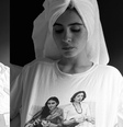 Valentina Herszage usa camiseta com foto dela e de Fernanda Torres  Foto: Reprodução/Instagram