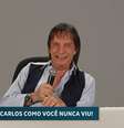 Matéria da Record teve vários elogios ao cantor, que vai definir em breve seu futuro na TV  Foto: Reprodução/TV