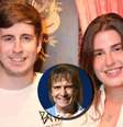 Gianpietro e Giovanna, filhos de Dudu Braga e netos de Roberto Carlos: vida tranquila longe da fama  Foto: Reprodução