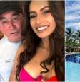 Amado Batista e Calita Franciele curtem lua de mel em resort de luxo na Bahia  Foto: Reprodução/Instagram