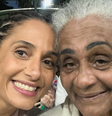 Camila Pitanga e a mãe, Vera Manhães  Foto: Reprodução/Instagram