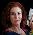 Deputada bolsonarista Carla Zambelli (PL-SP), teve porte de arma suspenso pelo STF após o episódio  Foto: Dida Sampaio/Estadão / Estadão