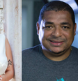 Vampeta leva filha caçula ao altar, após ser processado por não pagar pensão: 'Vou entrar, sim'  Foto: Reprodução/ Instagram e Jovem Pan / Contigo
