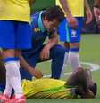  Foto: Reprodução - Legenda: Gerson deixou o jogo aos 27 minutos do primeiro tempo / Jogada10