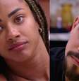 Aline e Vinicius no 'BBB 25'  Foto: Reprodução/Globo / Mais Novela