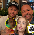 Neymar Jr. e o pai acionam a Justiça contra a ‘Ruiva do Job’ por difamação e falsificação; ex-amigas da moça afirmam: 'Mente compulsivamente'.  Foto: Reprodução/SBT, Reprodução Instagram @neymarjr /neymarpai_ / Purepeople