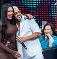 Belo e Gracyanne comparecem no Domingão com Huck  Foto: Cadu Pilotto/Globo/Divulgação / Estadão