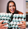 Dieta de Gracyanne vai ter um aumento de R$ 1,4 mil com alta dos ovos  Foto: Reprodução/ Instagram e Globo / Contigo