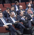 Bolsonaro chega ao STF para acompanhar julgamento de denúncia da PGR por trama golpista  Foto: Reprodução/TV Justiça