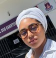 Lalesca Moreira advogada criminalista reconhecida pelo uso do Ojá e contregum em audiências  Foto: Arquivo Pessoal / Redação Terra